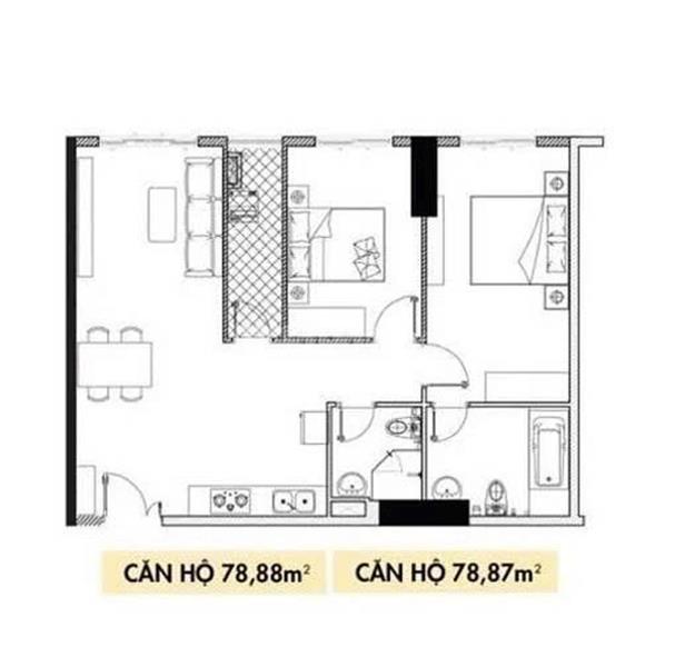 BÁN CĂN HỘ 2 PHÒNG NGỦ FULL NỘI THẤT – TOPAZ ELITE PHOENIX 2 – 79M²- 3,78 tỷ, Q8, TPHCM