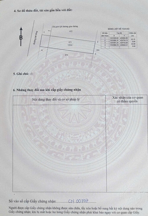 CHÍNH CHỦ CẦN BÁN ĐẤT Ở PHƯỚC HẢI -TÂN HẢI-TP. PHÚ MỸ -T.BÀ RỊA VŨNG TÀU