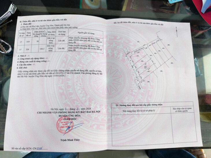 CẦN BÁN GẤP 2 LÔ ĐẤT GIÁ RẺ TẠI HÒA LÂM – ỨNG HÒA – HÀ NỘI