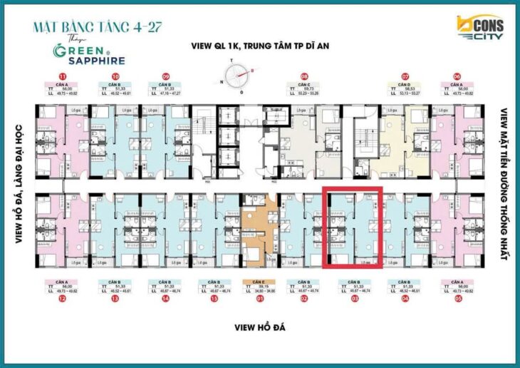 CHÍNH CHỦ CẦN BÁN NHANH CĂN HỘ 2PN TẠI Đường Thống Nhất, P. Đông Hòa, TP Dĩ An, Bình Dương