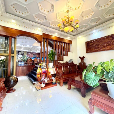 Biệt thự 4 lầu ngang HIẾM 11.5m hẻm 12m Lê Văn Thọ 230m2 tặng full NT xịn T.máy chỉ 35 tỷ.