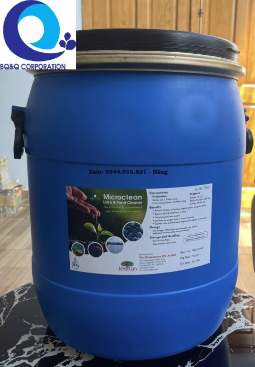 Men vi sinh Microclean, men vi sinh phân hủy gốc rạ, mùn bã hữu cơ, xác lá cây, cung cấp vi sinh