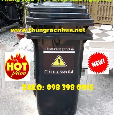 Cách bảo quản và vệ sinh thùng rác nhựa 120 lít