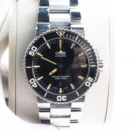 ĐH Nam : Oris Aquis Divers date Automatic dây thép – Siêu Lướt, Size 43mm…