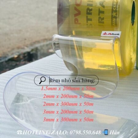 Rèm nhựa pvc cuộn khổ nhỏ giá tốt toàn quốc