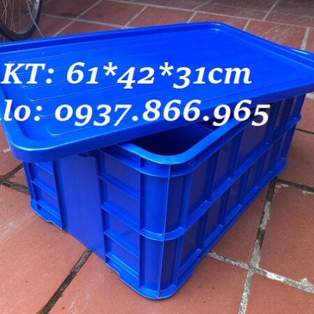 Tại đây bán thùng nhựa công nghiệp, thùng nhựa cao 31 có nắp đậy, khay nhựa bít có nắp