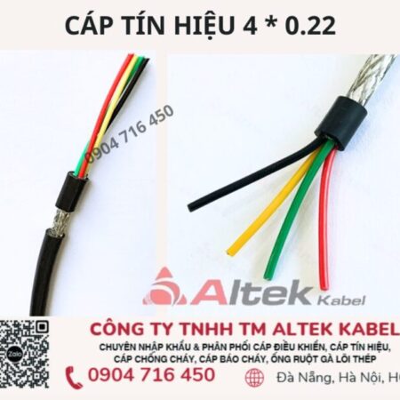 Cáp tín hiệu 4×0.22 DVV Altek Kabel Đà Nẵng, Quảng Nam