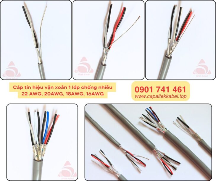 Cáp tín hiệu 22AWG, 20AWG, 18AWG, 16AWG Altek Kabel