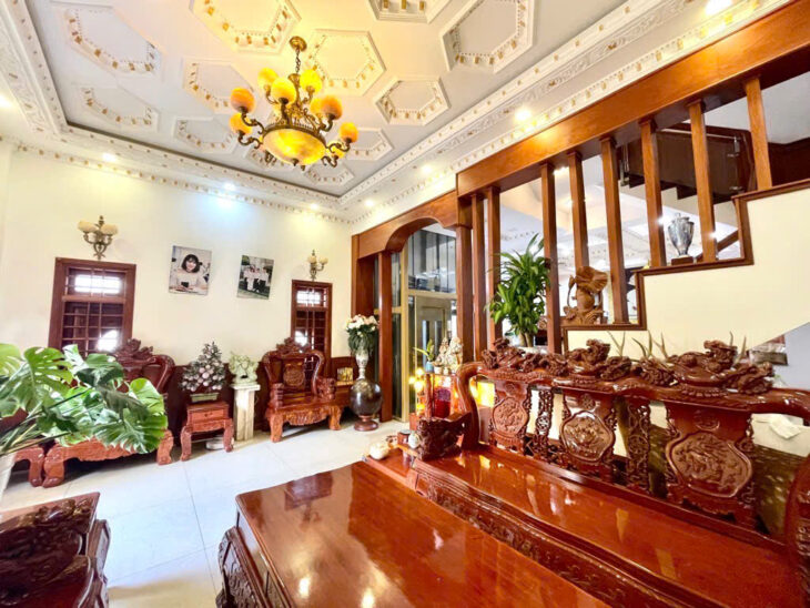 Biệt thự 4 lầu ngang HIẾM 11.5m hẻm 12m Lê Văn Thọ 230m2 tặng full NT xịn T.máy chỉ 35 tỷ.