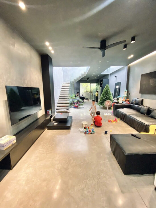 Nhà lầu ven Sông HXH TL37 siêu đẹp 5x23m, 2 tầng, sân ôtô, tặng full nội thất xịn, hơn 7Tỷ