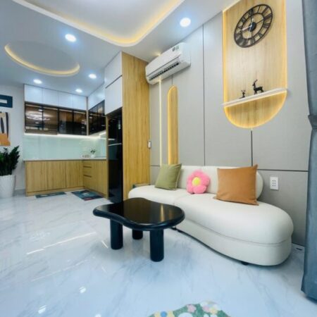 Nhà đẹp 1 trệt 1 lầu, 32m2, 3PN, gần MT Nơ Trang Long – Bình Thạnh, giá hơn 4 tỷ
