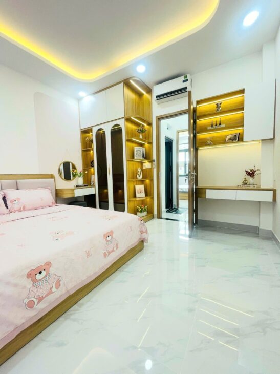 Nhà đẹp 1 trệt 1 lầu, 32m2, 3PN, gần MT Nơ Trang Long – Bình Thạnh, giá hơn 4 tỷ