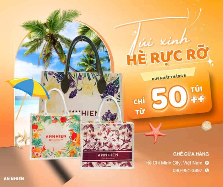 In túi vải đay tại tỉnh Đồng Tháp
