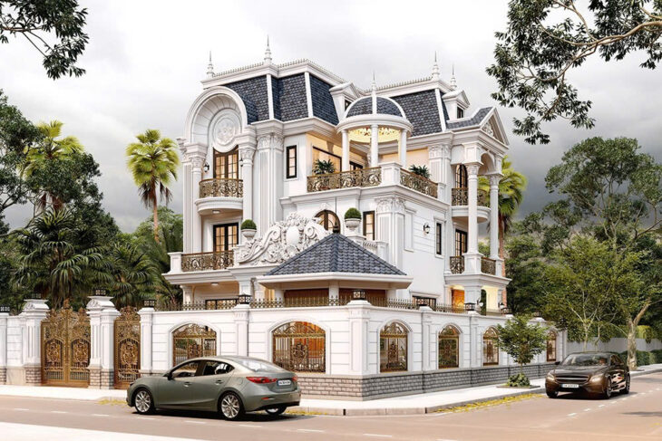 LÔ GÓC – BÁN GẤP BIỆT THỰ LÀNG VIỆT KIỀU CHÂU ÂU – 180M² – MT 26M – CÓ HẦM -VIEW VƯỜN HOA