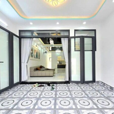 BÁN NHÀ ĐẸP CĂN GÓC RẤT THOÁNG – MẶT TIỀN HẺM KINH DOANH – hẻm 4m Huỳnh Tấn phát, thông ra chợ Phú