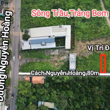 Bán đất xã Trảng Bom, Đồng Nai, 1 sẹc Nguyễn Hoàng, 850 triệu