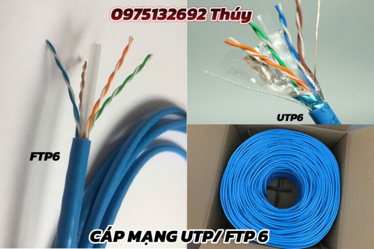 Cáp mạng UTP Cat5e, UTP Cat6