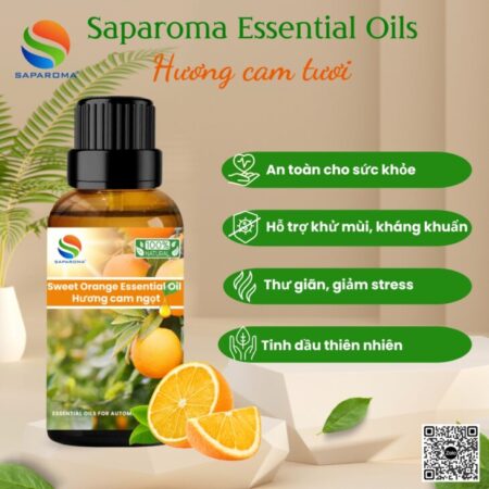 Tinh dầu thiên nhiên cao cấp SAPAROMA , hỗ trợ khử mùi, thư giãn, giúp ngủ ngon, đuỗi muỗi hiệu quả