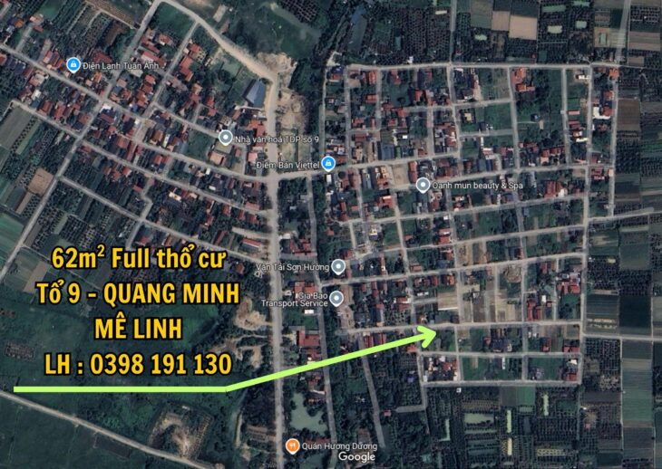 62M TỔ 10 TT QUANG MINH,TRỤC CHÍNH KINH DOANH,Ô TÔ TRÁNH,GIÁ F0 ĐẦU TƯ, HÀNG MỚI,LH CHÍNH CHỦ