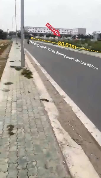 Bán đất mặt tiền 80x90m giá 32 tỷ Đường Bà Điểm