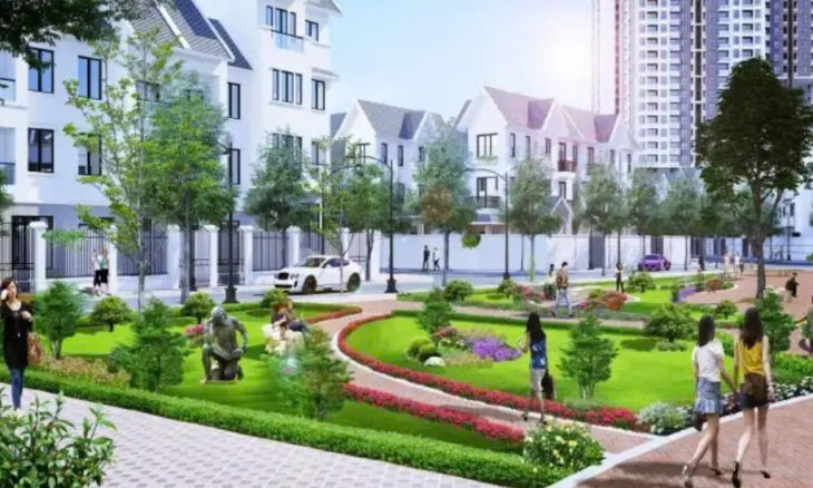 BÁN BIỆT THỰ KHU A GELEXIMCO LÊ TRỌNG TẤN – 162M² – MT 8M – THANG MÁY – GIÁ 46.5 TỶ