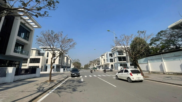 BÁN BIỆT THỰ AN QUÝ VILLA, DƯƠNG NỘI – 182M – MT 9M – VỈA HÈ Ô TÔ TRÁNH – GIÁ 45 TỶ