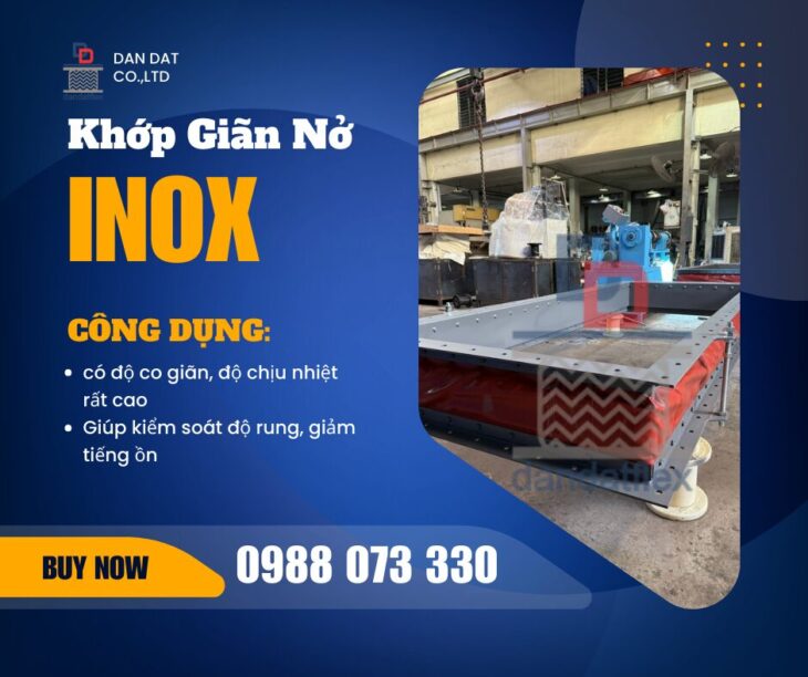Khớp nối giãn nở nhiệt| Ống bù trừ giãn nở| Khớp nối giãn nở inox pasty| Khớp giãn nở nhiệt bằng vải