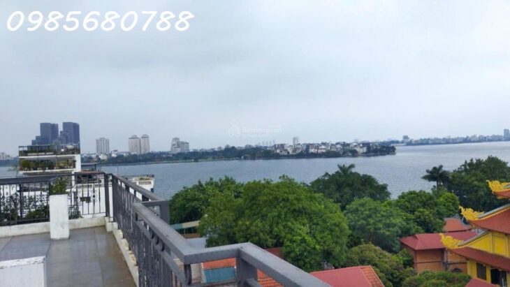 BÁN TÒA CĂN HỘ DỊCH VỤ 8 NỔI 1 HẦM 265M2 MẶT 16M VIEW HỒ TÂY DOANH THU GẦN 500 TR/ THÁNG