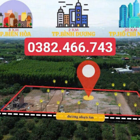 SỞ HỮU ĐẤT NỀN VEN SÔNG TẠI P. TÂN TRIỀU MỚI – ĐỒNG NAI CHỈ 999 TRIỆU