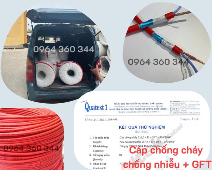 FR210G – Cáp chống cháy chống nhiễu + E + GFT Altek Kabel