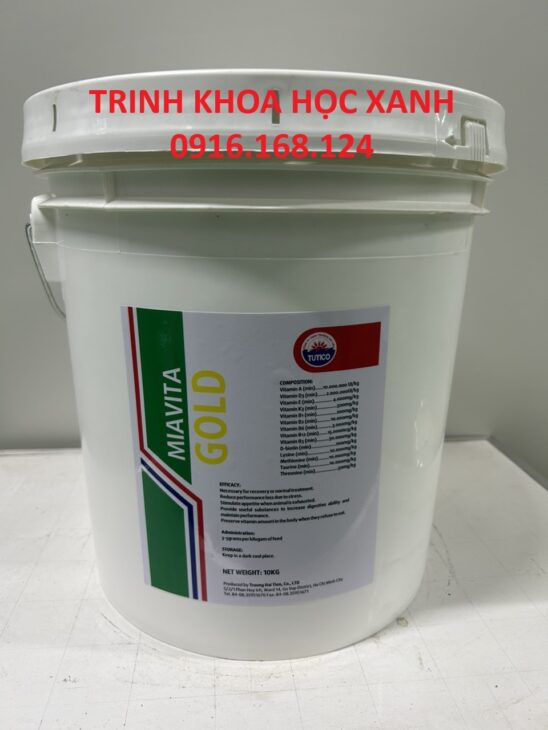 MIAVITA GOLD – VITAMIN TỔNG HỢP cho vật nuôi, tôm/cá