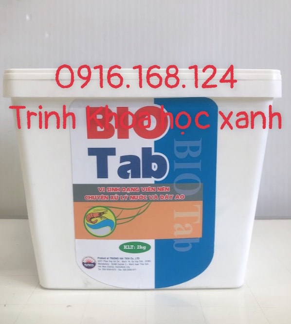 Vi sinh dạng viên nén, chuyên xử lý nước và đáy ao – BIO TAB