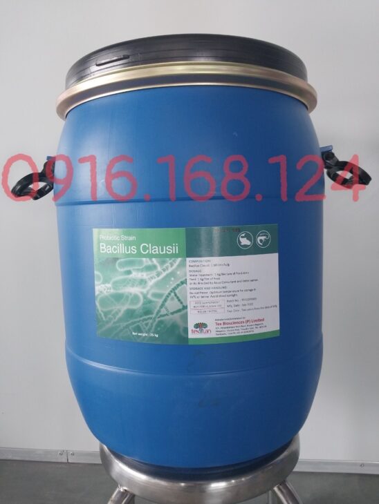 BACILLUS CLAUSII -Vi sinh xử lý nước, hỗ trợ đường ruột cho tôm/cá