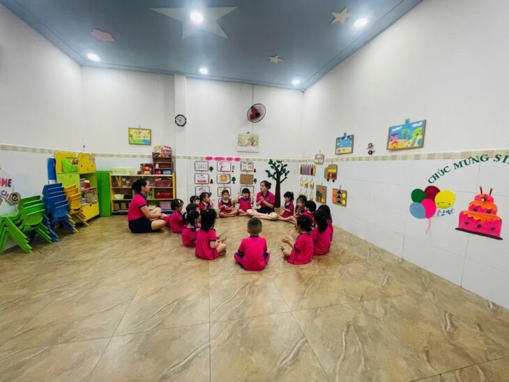 Bán trường mầm non Trung Mỹ Tây, Q.12, ngang 12m, trệt 2 lầu