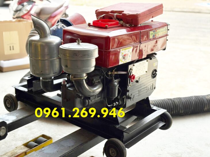 Máy Bơm Nước Động Cơ Dầu Diesel D24 đầu bơm 150mm
