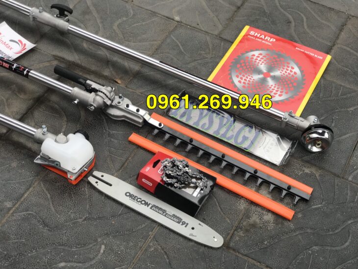 Máy cắt đa năng Sumo KD520: cắt cỏ, cưa cành trên cao, tỉa hàng rào chuyên nghiệp
