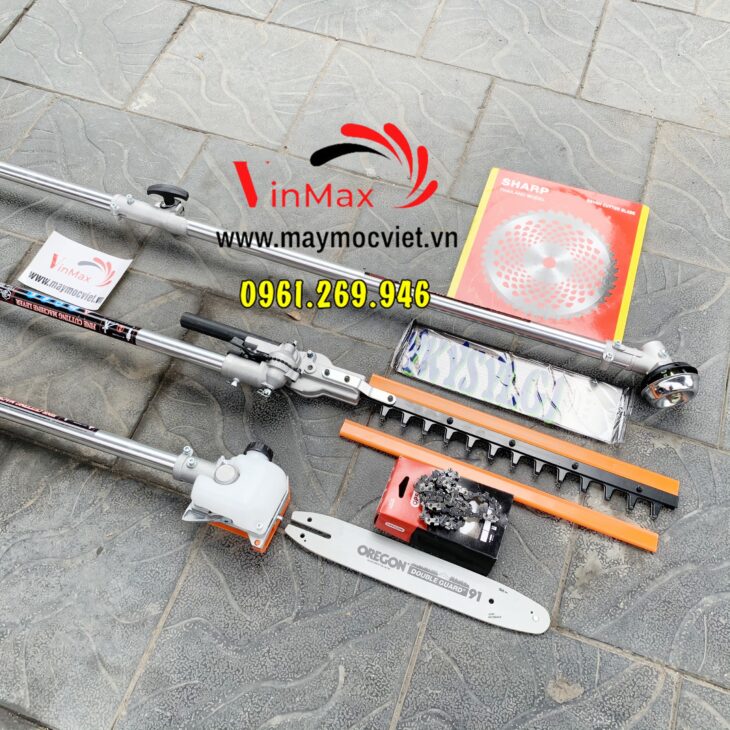 Máy cắt đa năng Sumo KD520: cắt cỏ, cưa cành trên cao, tỉa hàng rào chuyên nghiệp
