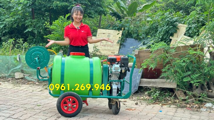 Máy phun thuốc công nghiệp thùng phuy 160L – Turbo 6.5HP