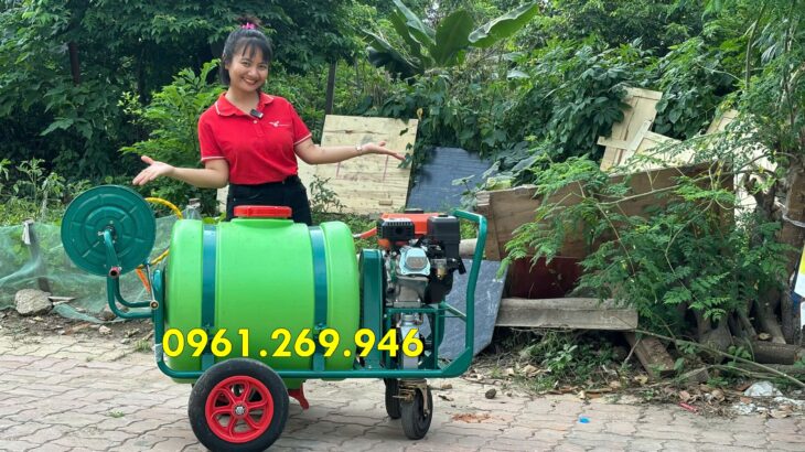 Máy phun thuốc công nghiệp thùng phuy 160L – Turbo 6.5HP