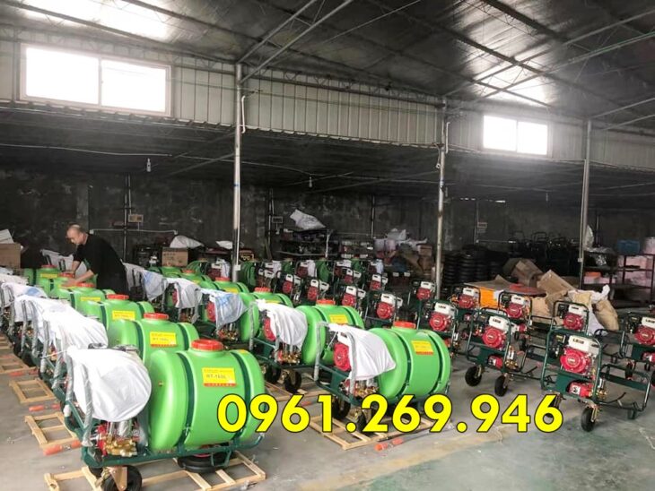Máy phun thuốc công nghiệp thùng phuy 160L – Turbo 6.5HP