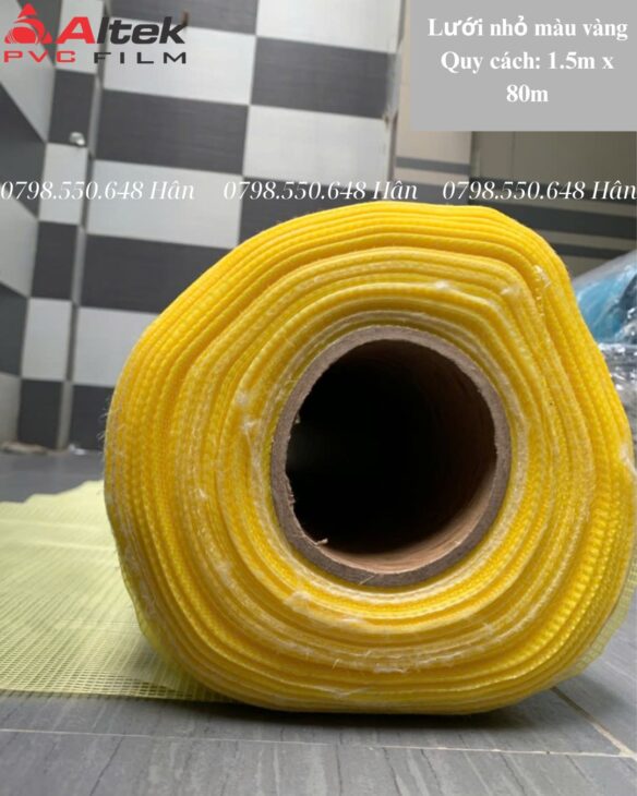 Màng lưới nhỏ màu vàng hàng có sẵn tại kho
