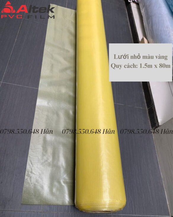 Màng lưới nhỏ màu vàng hàng có sẵn tại kho
