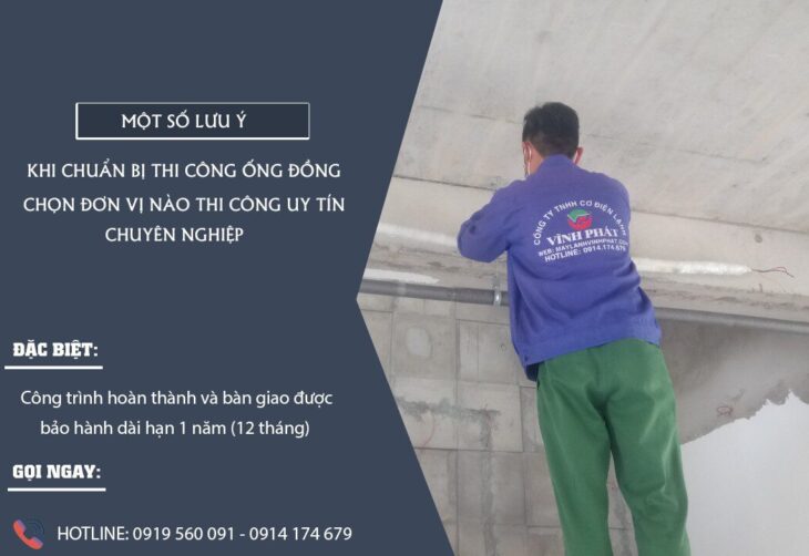 Thi công ống đồng máy lạnh âm tường ngay hôm nay để hưởng chính sách ưu đãi cực lớn