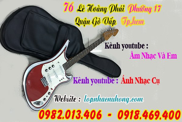 Mua bao đàn guitar điện phím lõm ( guitar cổ điện ) tại gò vấp