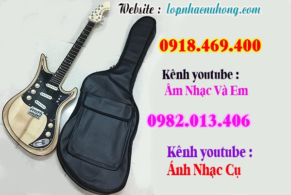 Mua bao đàn guitar điện phím lõm ( guitar cổ điện ) tại gò vấp