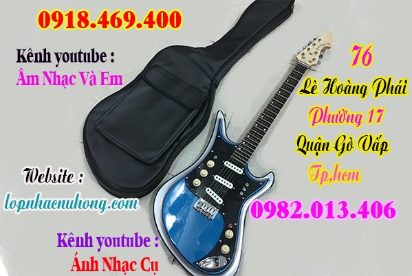 Mua bao đàn guitar điện phím lõm ( guitar cổ điện ) tại gò vấp
