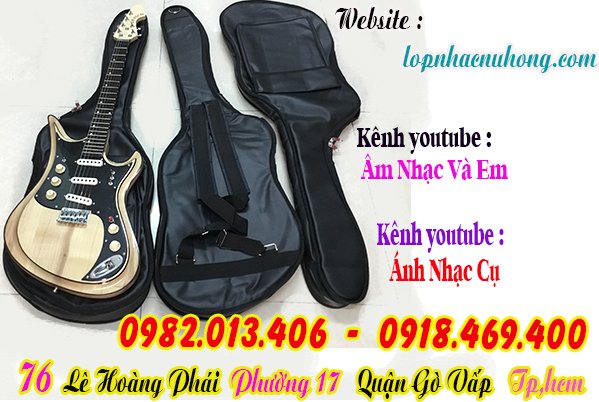Mua bao đàn guitar điện phím lõm ( guitar cổ điện ) tại gò vấp