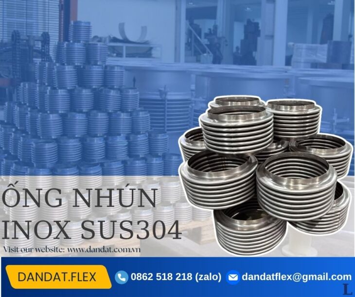 Khớp chống rung, khớp nối mềm chống rung, khớp nối giãn nở, khớp nối mềm inox, ống bù trừ giãn nở