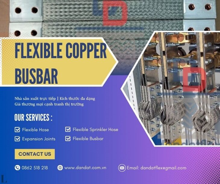Cung cấp dây đồng bện mạ thiếc, thanh nối đồng mềm, dây tiếp địa thang máng cáp, busbar đồng mềm