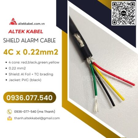 Cáp tín hiệu chống nhiễu Altek Kabel 4C x 0.22 MM2 – CTH 4×0.22 mm2